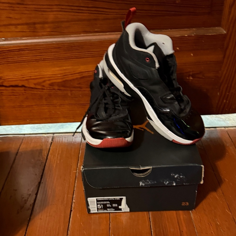 Jordan Kids Sneakers Black and Red